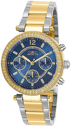 Invicta Angel Niebieski/Stal w odcieniu złota Ø36 mm 29924