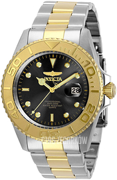 Invicta Pro Diver Czarny/Stal w odcieniu złota Ø43 mm 29948
