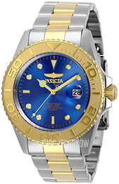 Invicta Pro Diver Niebieski/Stal w odcieniu złota Ø43 mm 29949