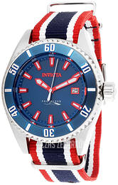 Invicta Niebieski/Tkanina Ø46 mm 30090