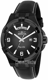 Invicta Objet D Art Czarny/Skóra Ø44 mm 30188