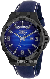 Invicta Objet D Art Niebieski/Skóra Ø44 mm 30189