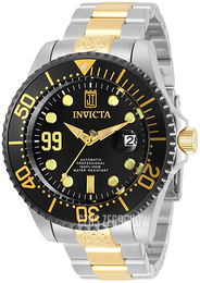 Invicta Jason Taylor Czarny/Stal w odcieniu złota Ø47 mm 30212