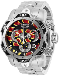 Invicta Reserve Czarny/Stal Ø52.5 mm 30311