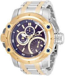 Invicta Coalition Forces Niebieski/Stal w odcieniu złota Ø52.5 mm 30382