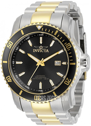 Invicta Czarny/Stal w odcieniu złota Ø48.8 mm 30556