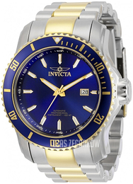 Invicta Niebieski/Stal w odcieniu złota Ø48.8 mm 30557