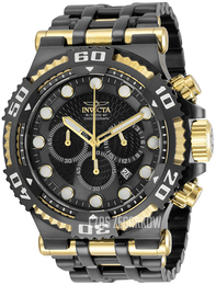 Invicta Specialty Czarny/Stal w odcieniu złota Ø50 mm 30647