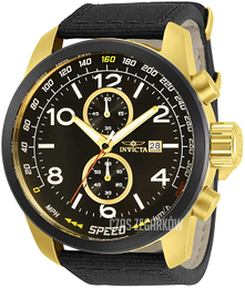 Invicta Aviator Czarny/Skóra Ø50 mm 30733