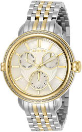 Invicta Biały/Stal w odcieniu złota Ø38 mm 30851