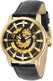Invicta Objet D Art Czarny/Skóra Ø42 mm 30923