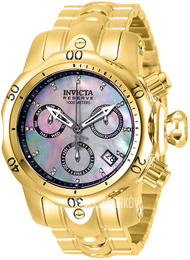 Invicta Reserve Czarny/Stal w odcieniu złota Ø46 mm 31040