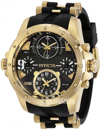 Invicta Czarny/Stal w odcieniu złota Ø50 mm 31141