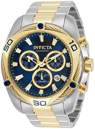 Invicta Bolt Niebieski/Stal w odcieniu złota Ø50 mm 31321