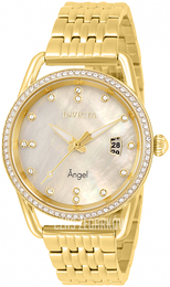 Invicta Biały/Stal w odcieniu złota Ø37 mm 31352