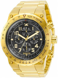 Invicta Czarny/Stal w odcieniu złota Ø50 mm 31560