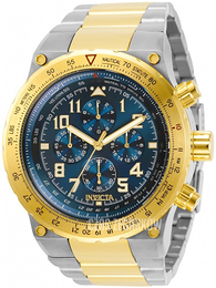 Invicta Niebieski/Stal w odcieniu złota Ø50 mm 31561