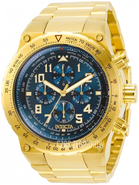 Invicta Niebieski/Stal w odcieniu złota Ø50 mm 31587