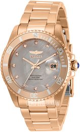 Invicta Pro Diver Szary/Stal w kolorze różowego złota Ø38 mm 31701