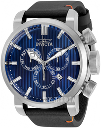 Invicta Niebieski/Skóra Ø52 mm 31771