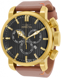 Invicta Czarny/Skóra Ø52 mm 31772