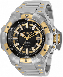 Invicta Akula Czarny/Stal w odcieniu złota Ø52.5 mm 31815