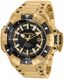 Invicta Akula Czarny/Stal w odcieniu złota Ø52.5 mm 31864