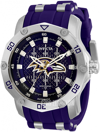 Invicta Purpurowy/Stal Ø50 mm 32010