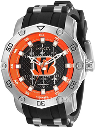 Invicta Nfl Czarny/Stal Ø50 mm 32014