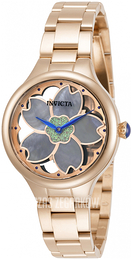 Invicta Wildflower Szary/Stal w kolorze różowego złota Ø35 mm 32084