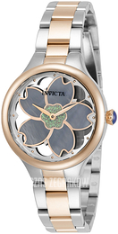 Invicta Wildflower Szary/Stal w kolorze różowego złota Ø35 mm 32087