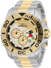 Invicta Wielokolorowy/Stal w odcieniu złota Ø50 mm 32445