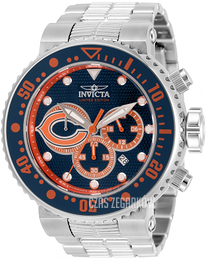 Invicta Niebieski/Stal Ø52 mm 33120