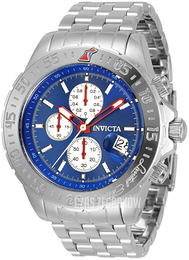 Invicta Aviator Niebieski/Stal Ø47 mm 33501