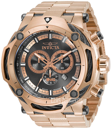 Invicta Shaq Szary/Stal w kolorze różowego złota Ø60 mm 33661
