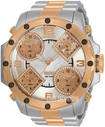 Invicta Shaq Srebrny/Stal w kolorze różowego złota Ø58 mm 33870