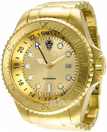 Invicta Hydromax Żółte złoto/Stal w odcieniu złota Ø52 mm 34147