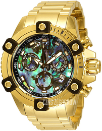 Invicta Reserve Wielokolorowy/Stal w odcieniu złota Ø48 mm 35556
