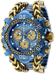 Invicta Gladiator Niebieski/Stal w odcieniu złota Ø55.25 mm 36617