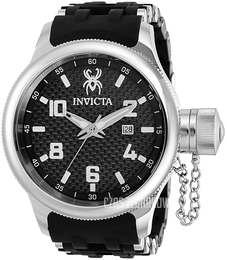 Invicta Russian Diver Czarny/Stal Ø51.5 mm 36976