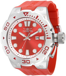 Invicta Pro Diver Czerwony/Guma Ø51 mm 36995