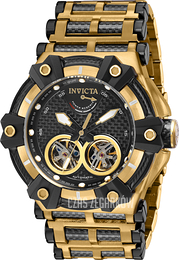 Invicta Carbon Hawk Czarny/Stal w odcieniu złota Ø54 mm 37289