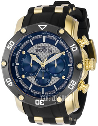 Invicta Pro Diver Niebieski/Stal w odcieniu złota Ø50 mm 37721
