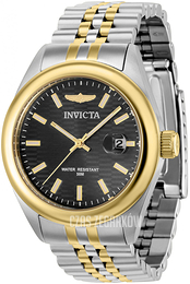 Invicta Aviator Czarny/Stal w odcieniu złota Ø38 mm 38430
