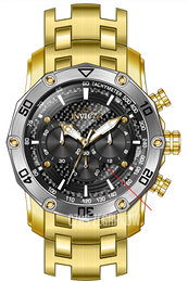 Invicta Pro Diver Czarny/Stal w odcieniu złota Ø50 mm 38443