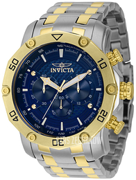 Invicta Pro Diver Niebieski/Stal w odcieniu złota Ø50 mm 38447