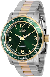Invicta Specialty Zielony/Stal w odcieniu złota Ø45 mm 38536