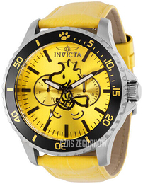 Invicta Character Żółty/Skóra Ø48 mm 38638