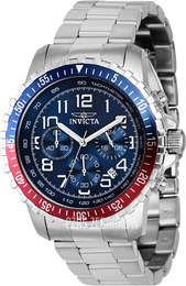 Invicta Specialty Niebieski/Stal Ø45.5 mm 39123