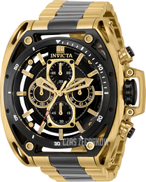 Invicta S1 Rally Czarny/Stal w odcieniu złota Ø52 mm 39154